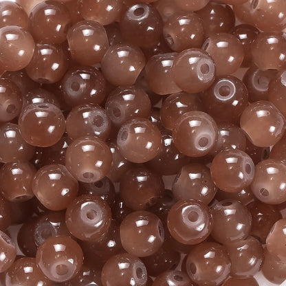 6mm Glass Round Spacer Beads – DIY Jewelry Making Supplies (30/50pcs)