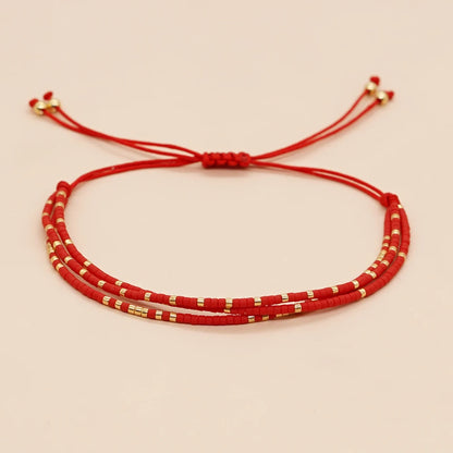 Handmade Miyuki Beaded Bracelet – Adjustable Native Style Jewelry for Women