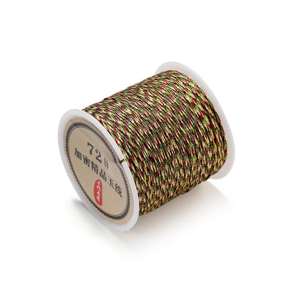 10/50M 0.8mm Nylon Thread Cord for Jewelry Making – DIY Bracelet & Knot String