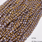4x7mm Gold Plated Glass Spacer Beads – Briolette Crystal Beads for Jewelry DIY