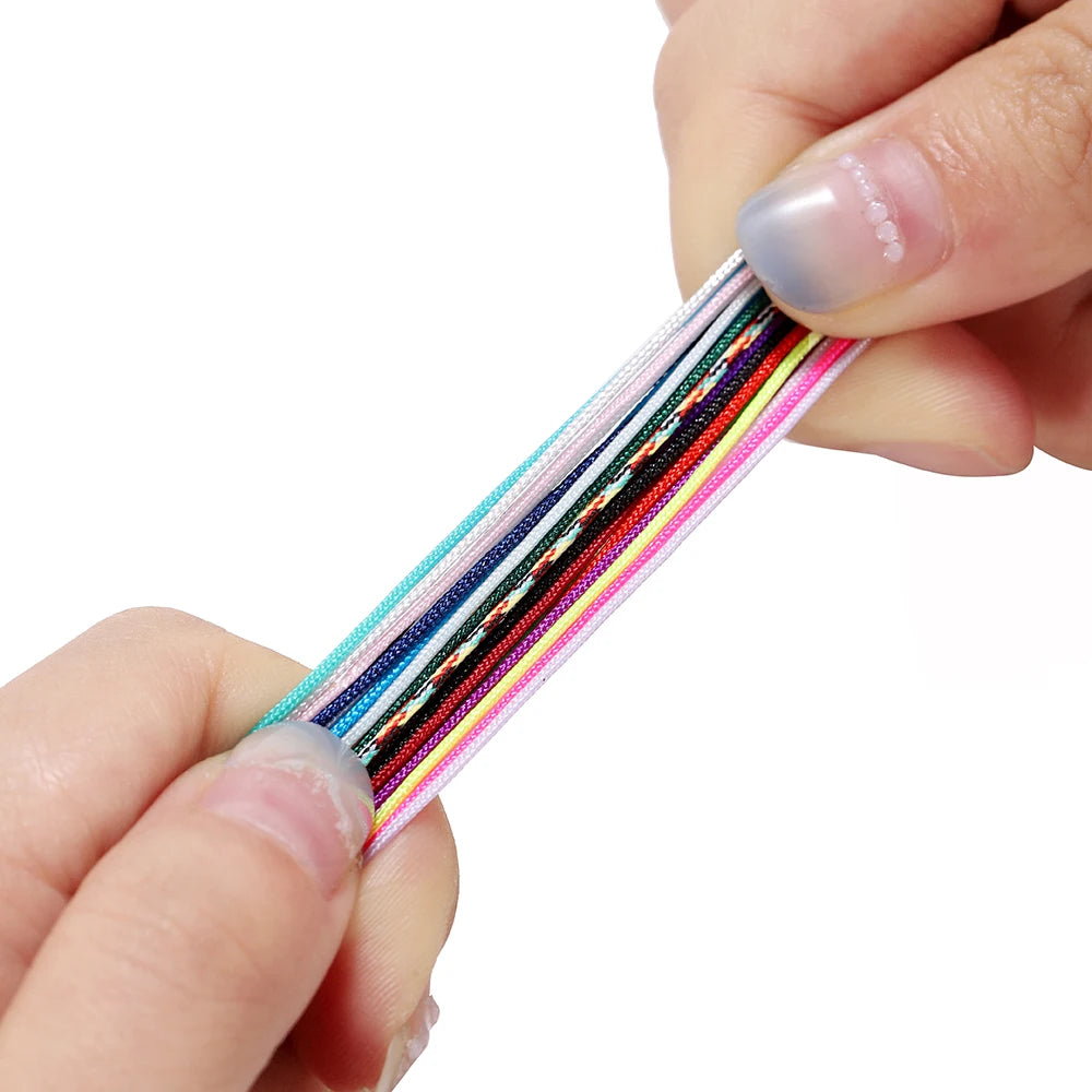 10/50M 0.8mm Nylon Thread Cord for Jewelry Making – DIY Bracelet & Knot String