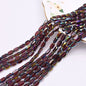 4x7mm Gold Plated Glass Spacer Beads – Briolette Crystal Beads for Jewelry DIY