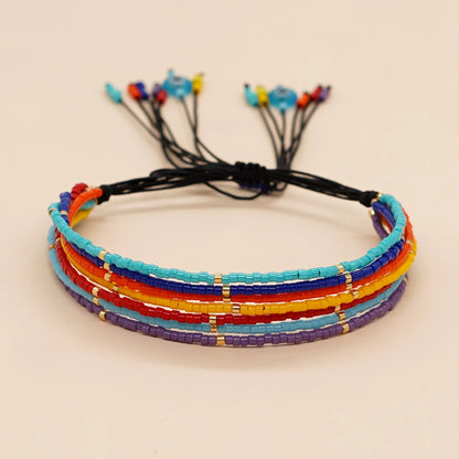 Handmade Miyuki Beaded Bracelet – Adjustable Native Style Jewelry for Women