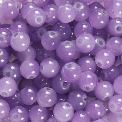 6mm Glass Round Spacer Beads – DIY Jewelry Making Supplies (30/50pcs)