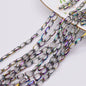 4x7mm Gold Plated Glass Spacer Beads – Briolette Crystal Beads for Jewelry DIY